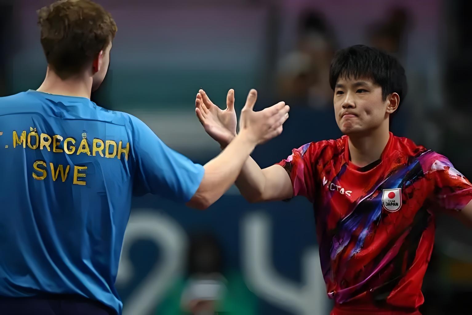 中国队逆转葡萄牙队，张本智和高光表现